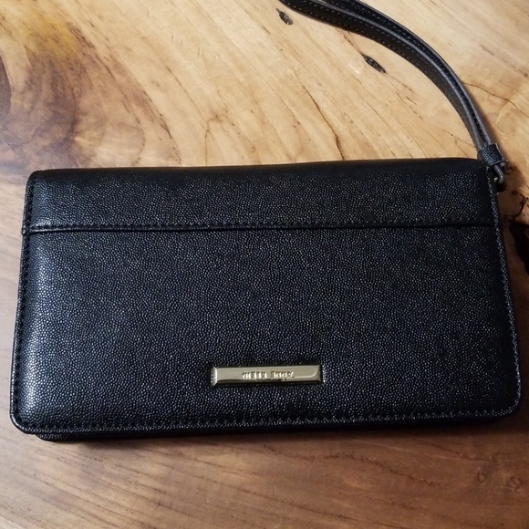 NWOT Anne Klein  Black Clutch Wallet - Picture 3 of 6
